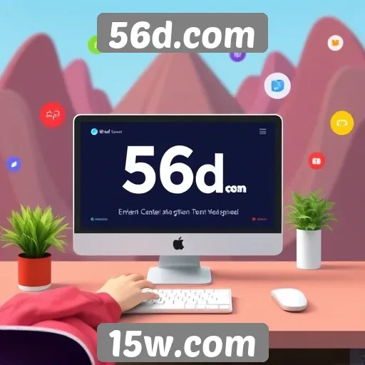Exploração das funcionalidades do site 56d.com