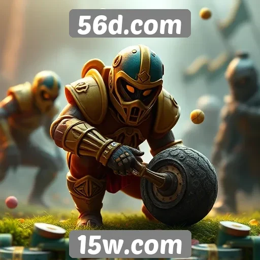 Inovação nas mecânicas de jogo do site 56d.com
